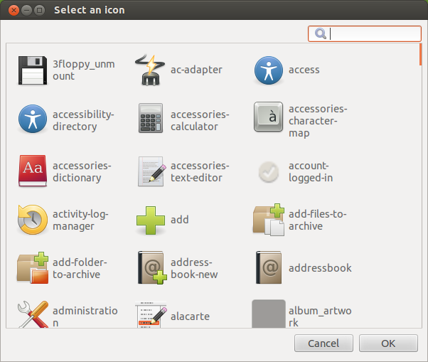 MenuLibre allows you to easily browse available icons for your application.