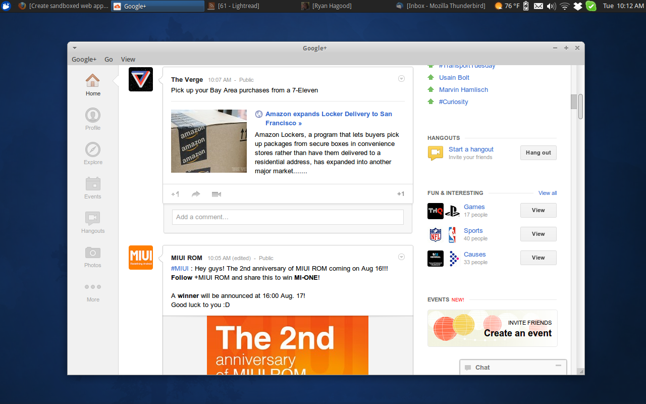 Fogger, the app that bridges webapps and the Linux desktop.