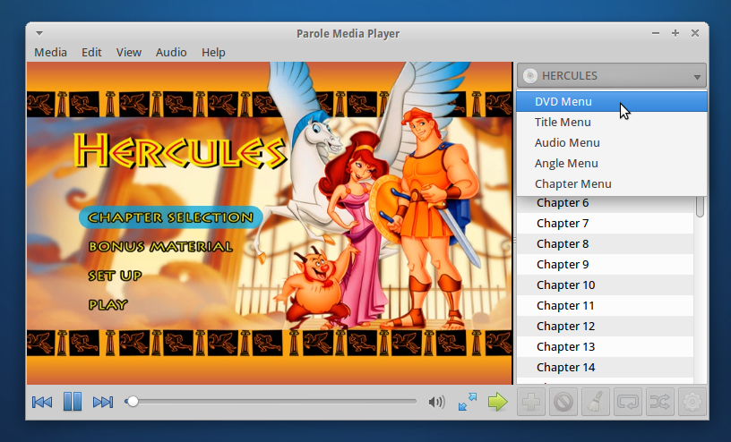 DVD navigation in Parole is finally easy!