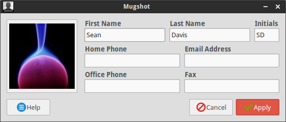 The latest Numix GTK+ theme is a good fit for Mugshot.