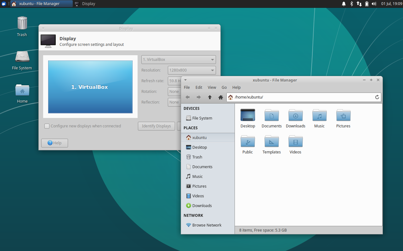 This Xubuntu development update features updated applications using GTK 3.