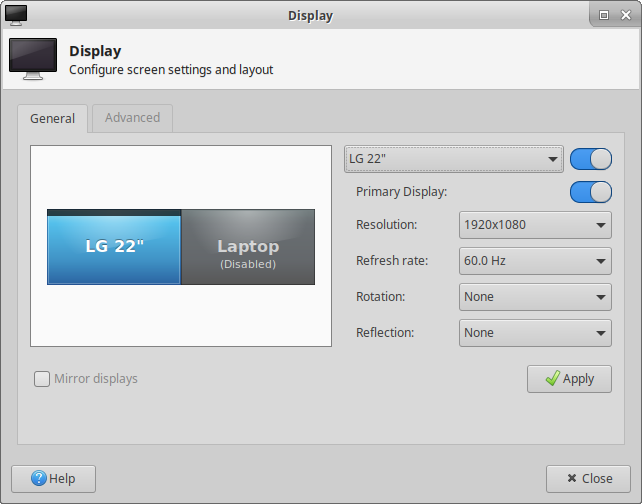 The September Xubuntu development update features a powerful new feature for the display settings: display profiles.