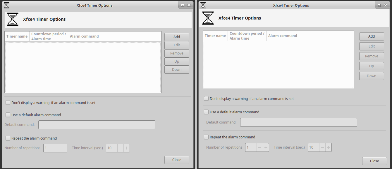 Spacing and alignment freshen up the Timer plugin.