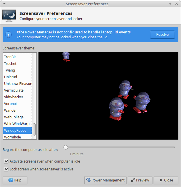 Improved laptop support by validating Xfce Power Manager settings.