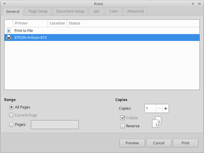 Even the print dialog looks better in Greybird!