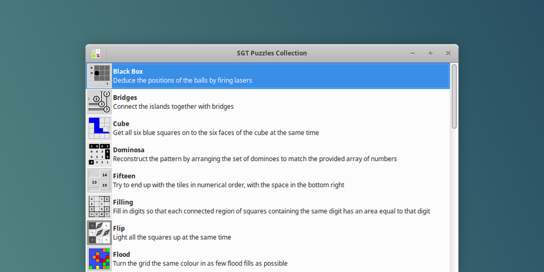 SGT Puzzles Collection 0.2.5 Released
