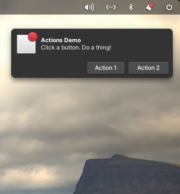 Improved image support and actions make notifications more effective and useful.