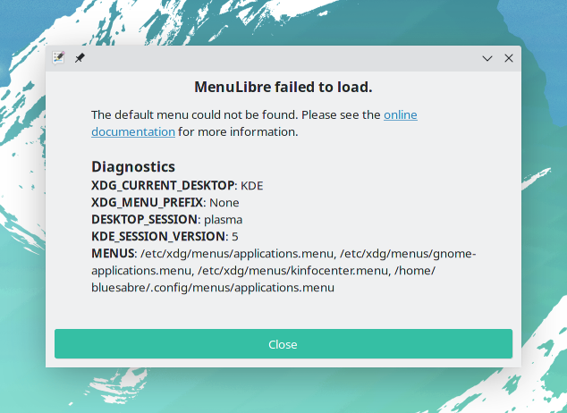 When MenuLibre fails to load your menu, you are now given more details about the failure.