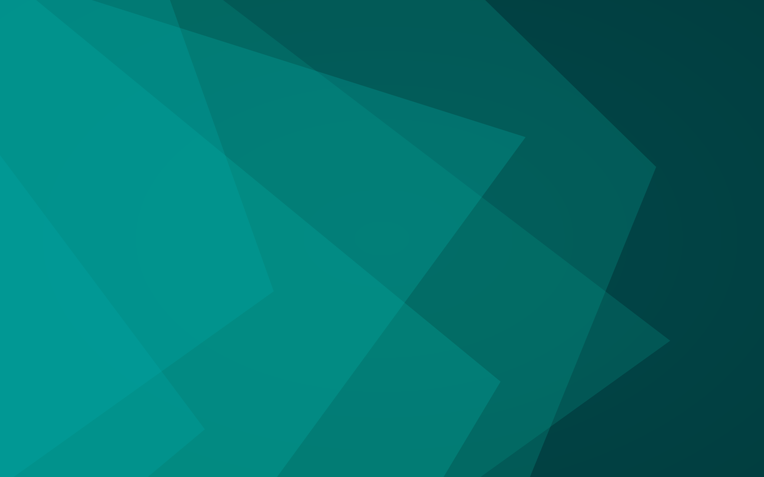 Featuring teal geometric shapes, the Xubuntu 21.10 wallpaper gives off a relaxing vibe.