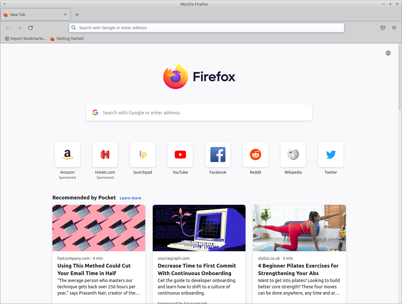 The Firefox snap package. It’s… basically the same as before.