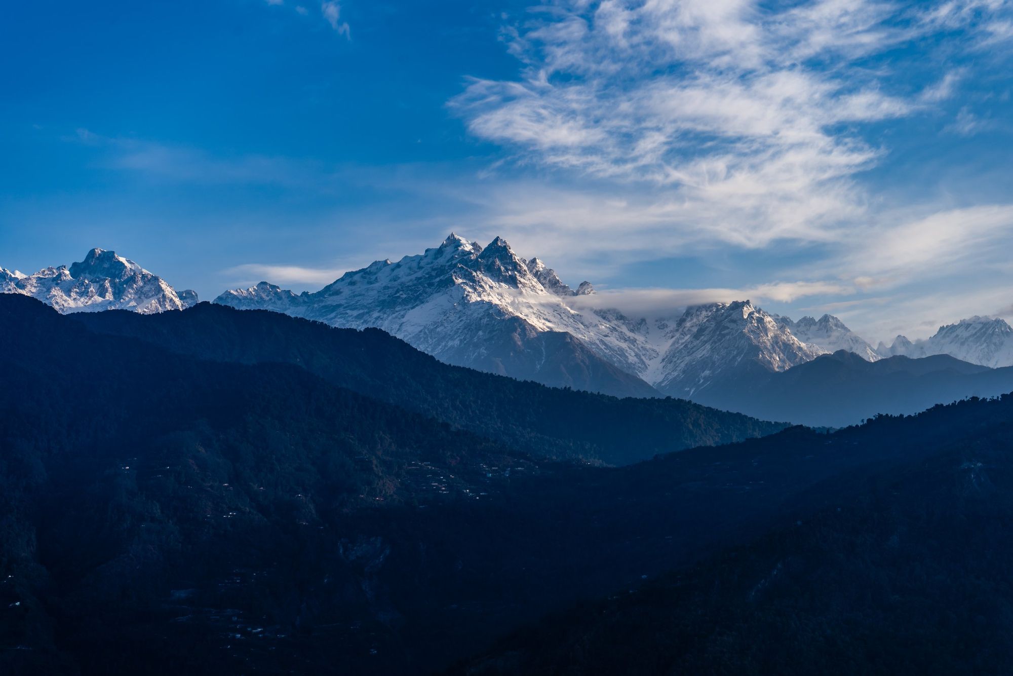 Kanchanjunga Peaks by Pushkar Deshpande