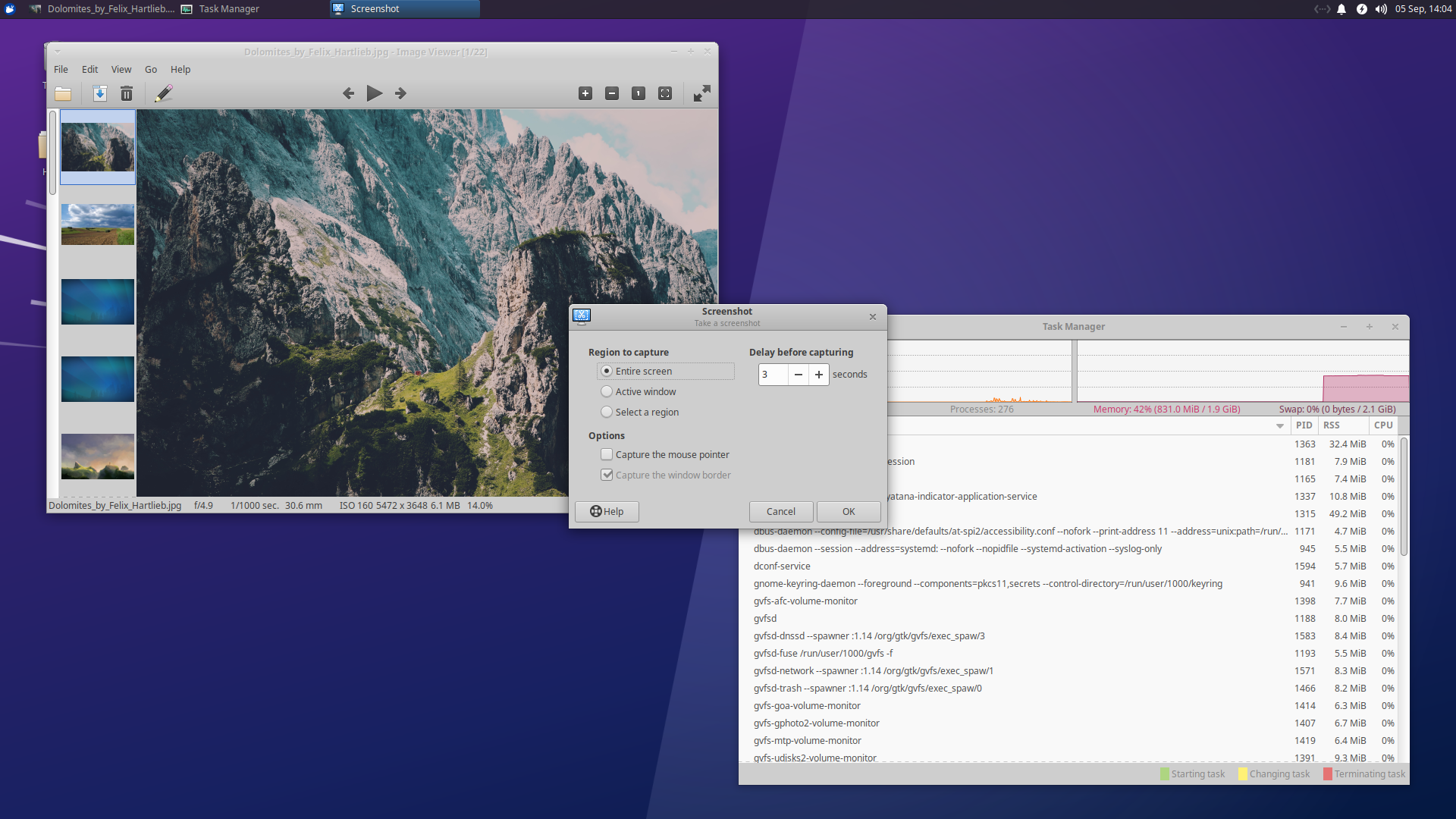 Xubuntu 22.10 includes the latest Xfce 4.16 and 4.17 components.